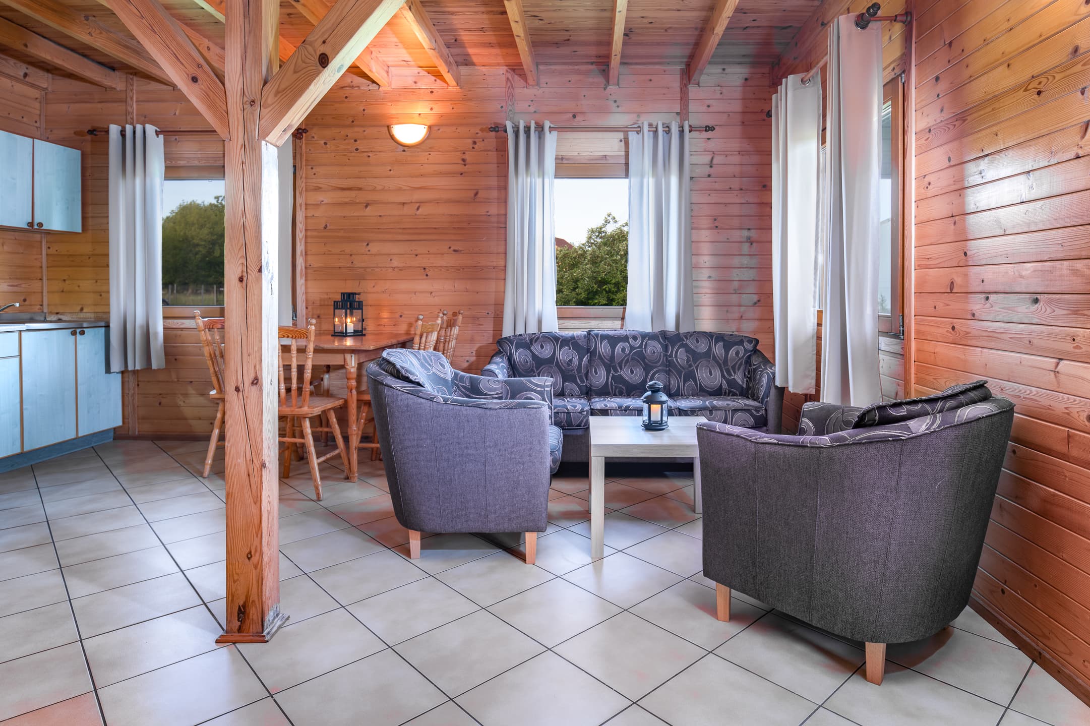 Living room in small cottage
