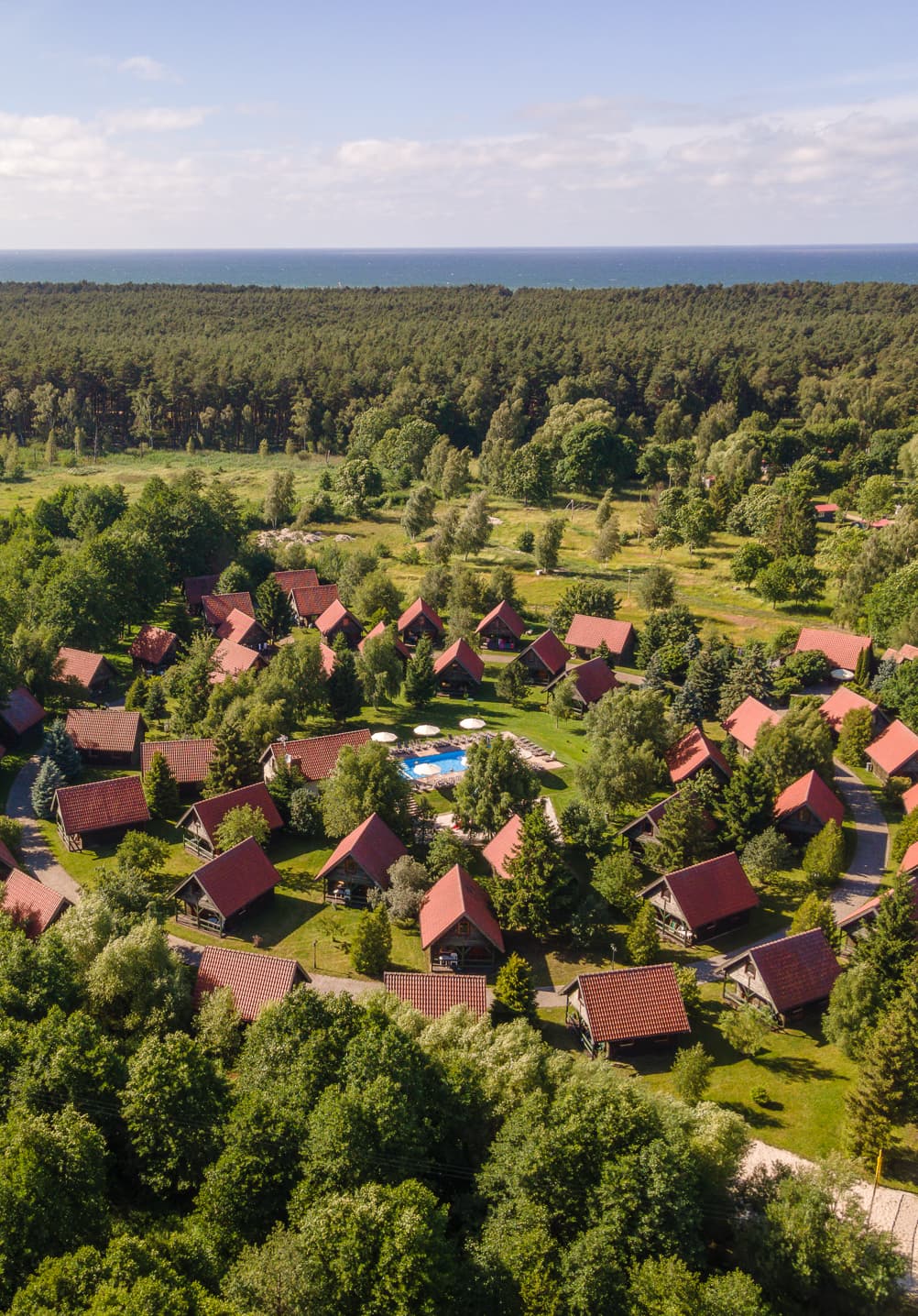 Prince's Castle from drone view