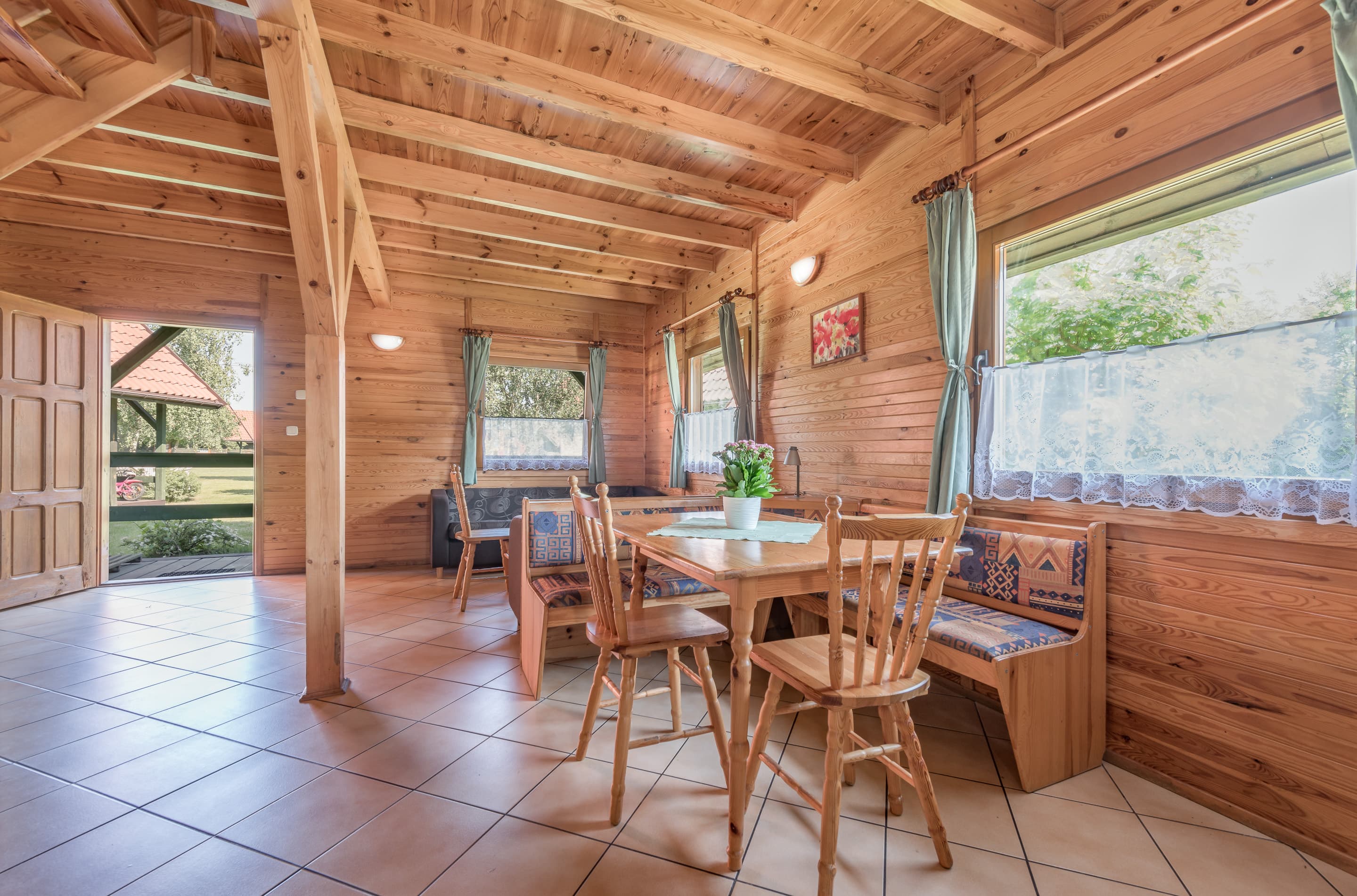Living room in large cottage